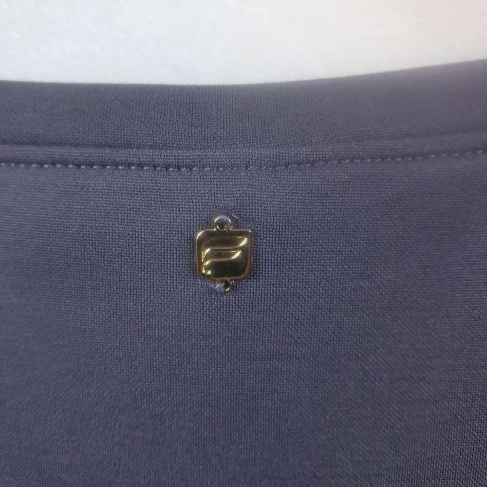 FABLETICS 1X Eco Sleek Knit Boat Neck Pullover Pewter Gray Athleisure - Picture 6 of 9
